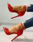 Super high heel plus size women high heel sandals