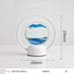 Minimalist Quicksand 3D Intelligent LED Glass Wind Table Lamp