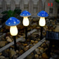 Plastics Solar Mushroom Night Light Outdoor Courtyard Garden Balcony Layout Lawn Waterproof Landscape Decoration Colorful Light