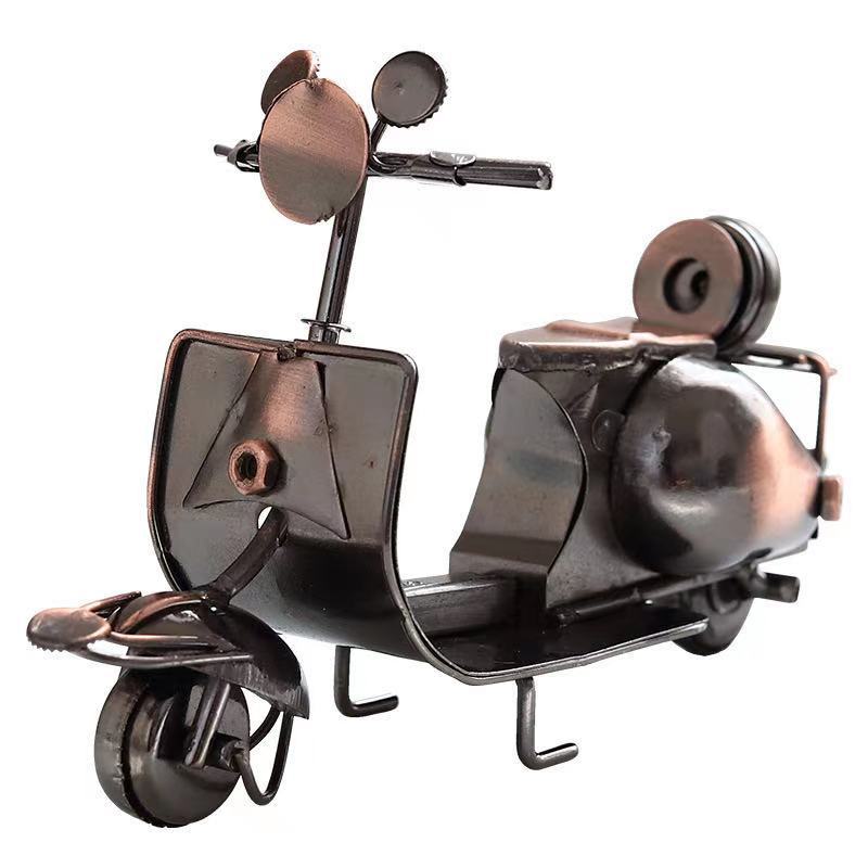 Iron Scooter Model Ornaments Home Decoration Metal Craft Gifts Gift Ornaments