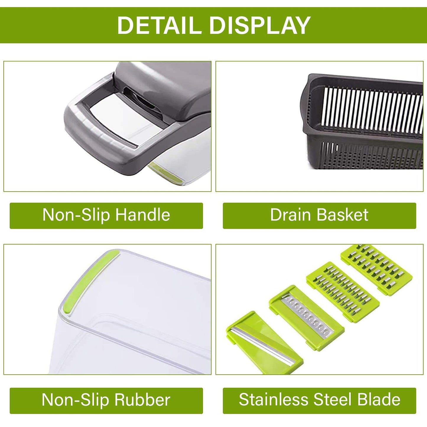 12 In 1 Manual Vegetable Chopper Vegetable Slicer