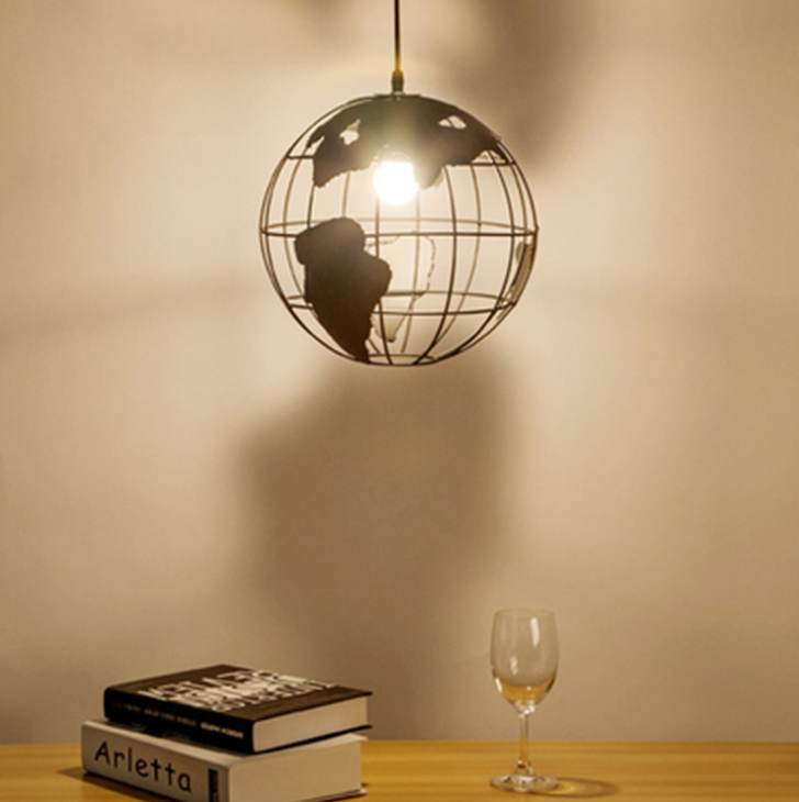 Globe Pendant Light – Earth Globe Lamp