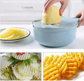 8 In 1 Mandolin Kitchen Slicer With Strainer