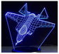 Air Plane 3D Illusion Table Lamp Illusion - 7 Colors