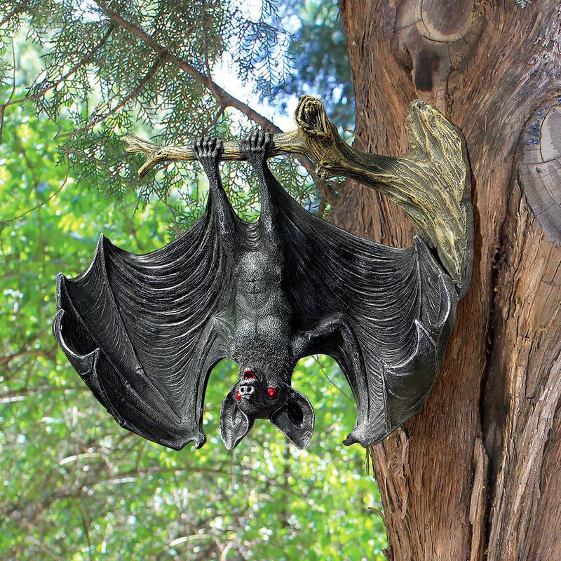 Bat Pendant Statue Halloween Decorative Crafts