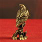 Brass Eagle Eagle Looking Ahead Bronze Sculpture