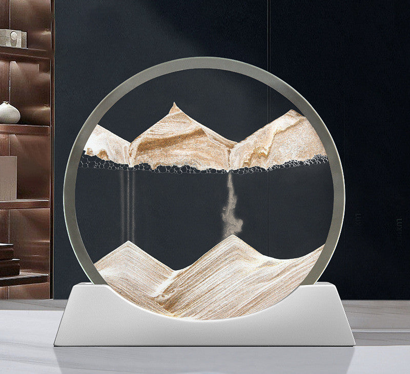 New Quicksand Modern Abstract Rotary Desktop Lamp