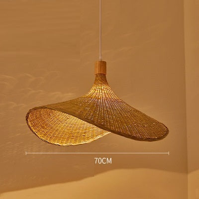 Bamboo Chandelier New Japanese Style Lamps