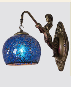 Retro Creative Bedroom Mermaid Wall Lamp