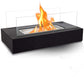 Contemporary Rectangle Glass Indoor Ethanol Fireplace