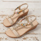 Bohemian Braided Sandals Summer Beach Shoes Women