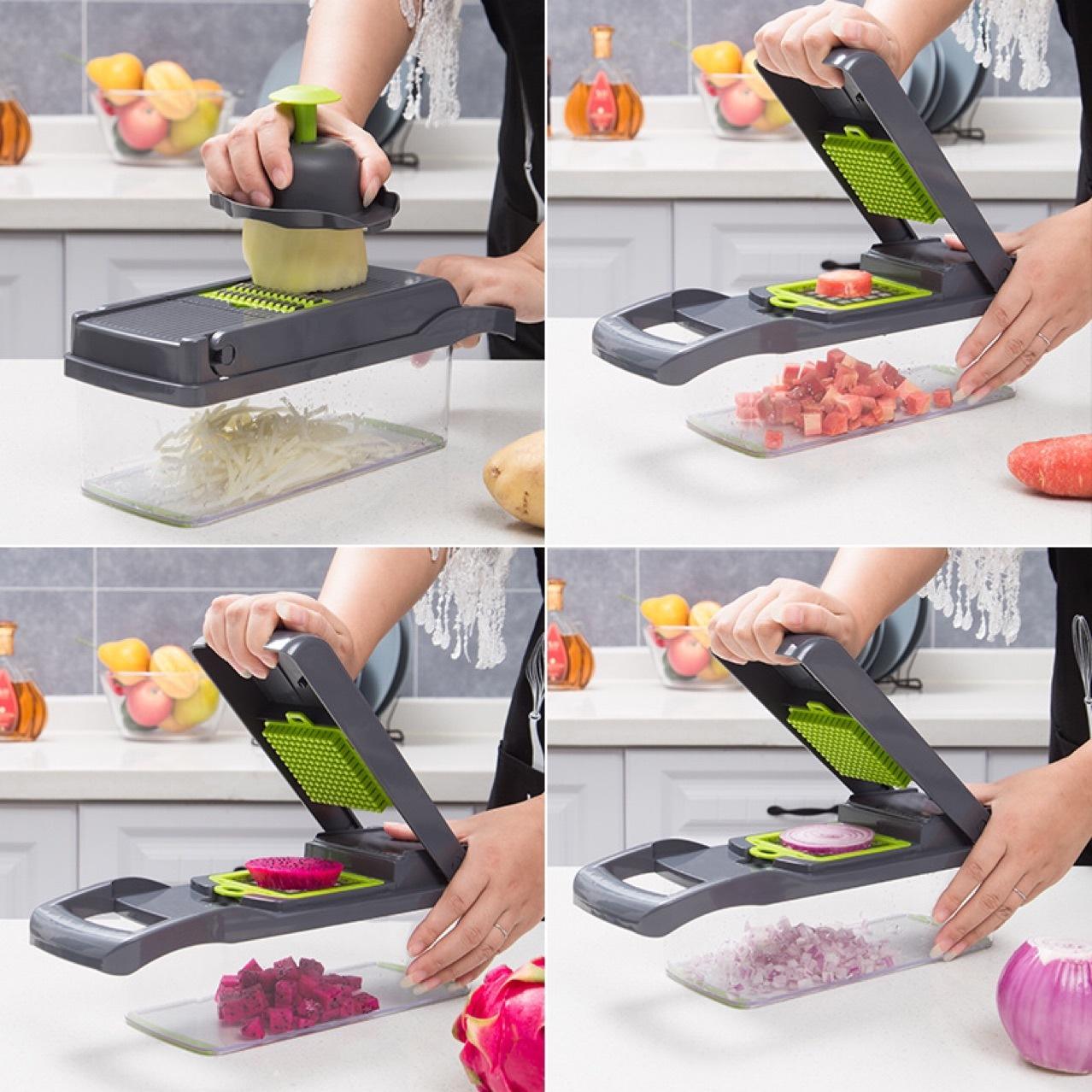 12 In 1 Manual Vegetable Chopper Vegetable Slicer