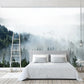 Custom Mural Wallpaper 3D Cloud Foggy Forest Nature Scenery Wall Painting Living Room Study Background Wall Papel De Parede 3 D