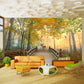 Custom Mural Wallpaper 3D Forest Elk Nature Scenery Painting Living Room TV Sofa Bedroom Background Wall Decor Papel De Parede