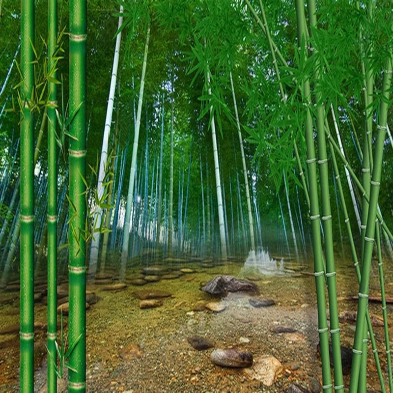 Custom Photo Wallpaper 3D Nature Landscape Bamboo Forest Mural Living Room TV Sofa Bedroom Home Decor Papel De Parede Wallpapers