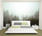 Custom wallpaper Chinese retro mood forest fog living room sofa background wall decoration 3d wallpaper