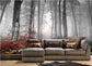 Custom Wallpaper House Decorative Background Mural Gray green Trees Mural 3D Forest View Living Room Bedroom TV  wallpaper