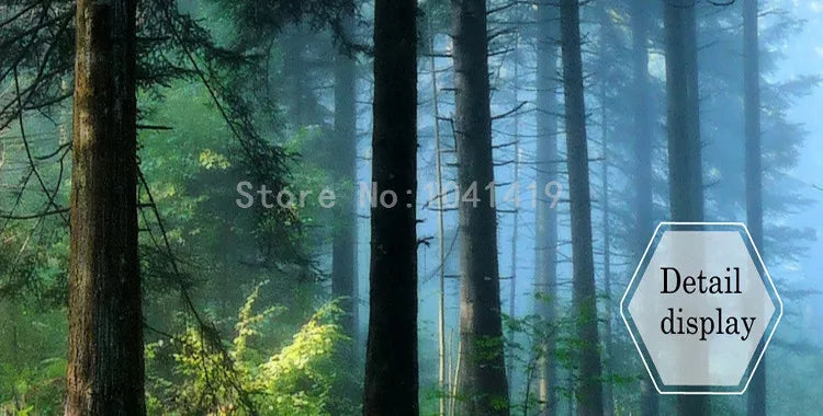 Custom 3D Sunshine Forest Nature Landscape Photo Mural Wallpaper Living Room Bedroom Backdrop Wall Design Mural Papel De Parede