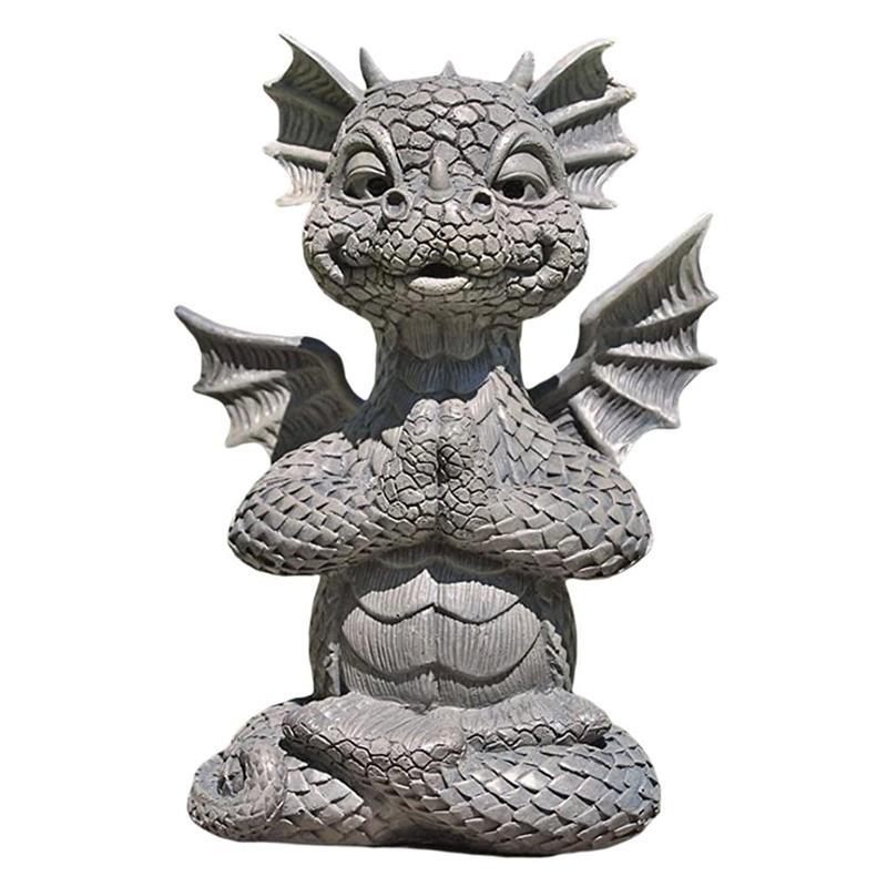 Garden Meditation Prayer Resin Decorative Statue