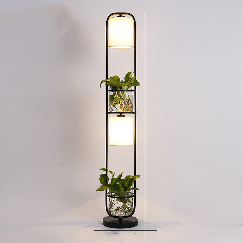 Vertical Plant Hydroponic Decoration Warm Floor Lamp