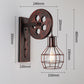 Loft Industrial Style Wrought Iron Wall Light