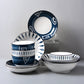 Japanese Chiba Ceramic Luxury Dish Dinnerware Set