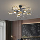 Living Room Nordic Luxury Intelligent APP Ceiling Fan Ceiling Light