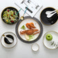 Luxury White Ceramic Stoneware Dinnerware Set