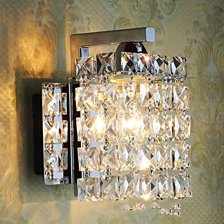 Bedside Crystal Wall Lamp Single Head Creative Simple And Modern