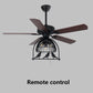 Retro Industrial Fan Lamp Ceiling Fan Lamp