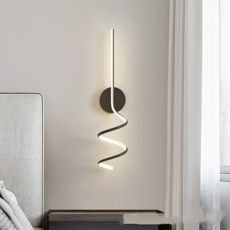 Wall Lamp Minimalist Line Bedroom Bedside Lamp