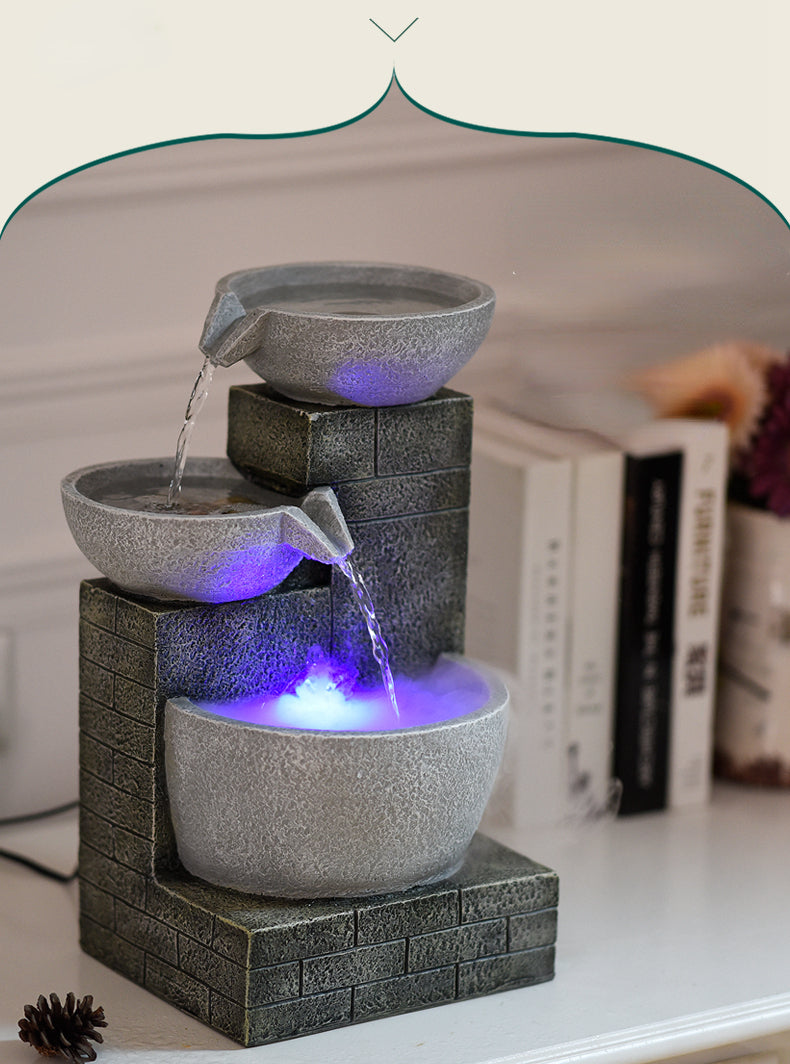 Modern Simple Desktop Fountain Humidifier