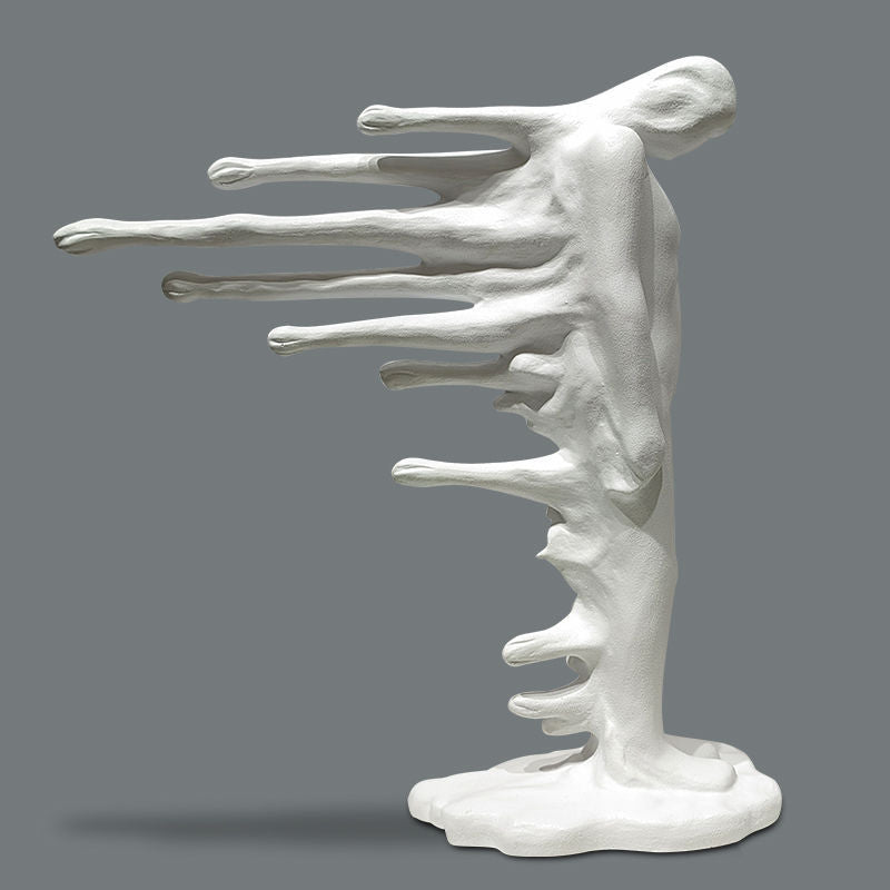 Creative Abstract Reverse Walker Figure Sculpture Decoration