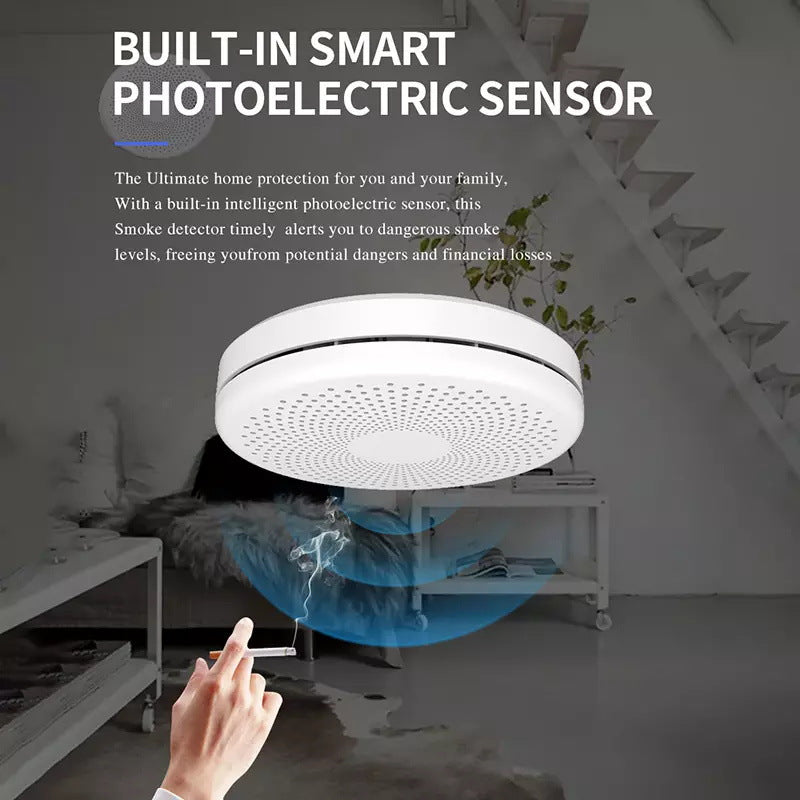 Wifi Smart Smoke Detector 2 In 1