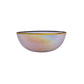 New Rainbow Ion Plated Hammer Pattern Glass Plate Luxury Dinnerware Set