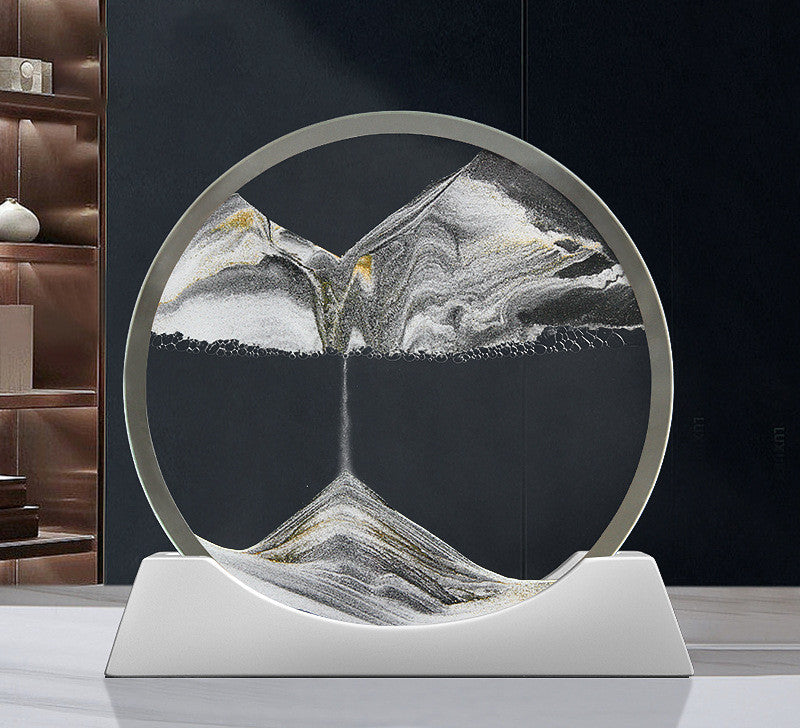 New Quicksand Modern Abstract Rotary Desktop Lamp