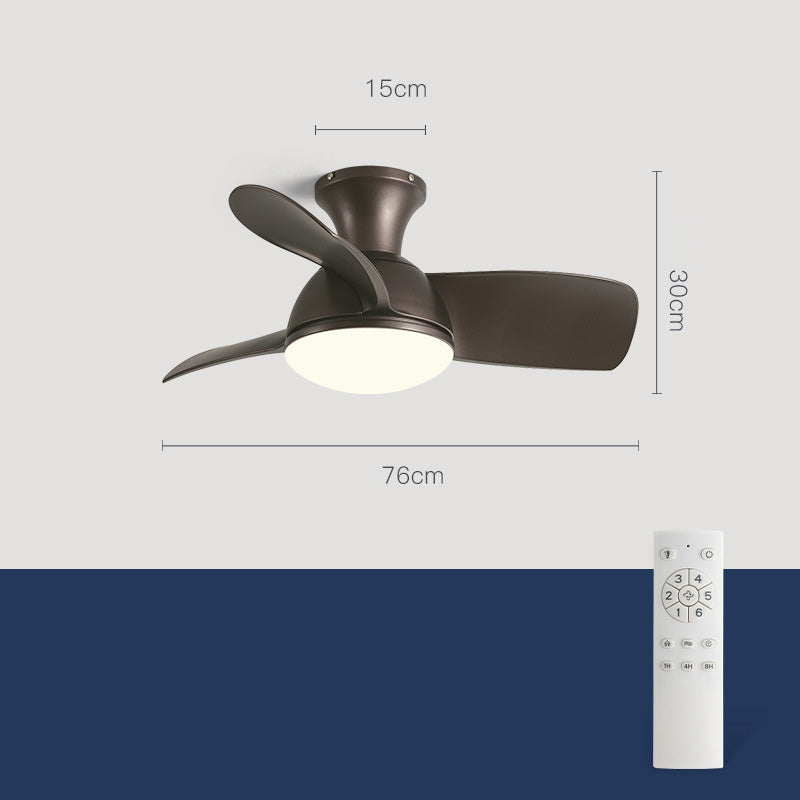 Ceiling Bedroom Children's Room Family Dining Room Balcony Small Fan With Light