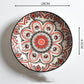 7 Inch Underglaze Printed Japanese Ceramic Plate