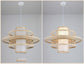 Bamboo Chandelier Chinese Restaurant Hotel Homestay Bedroom Balcony Lantern Rice Lamp