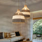 Nordic Creative Design Cafe Rattan Chandelier