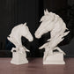 Resin Ornaments Sandstone Horse Head