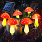 Plastics Solar Mushroom Night Light Outdoor Courtyard Garden Balcony Layout Lawn Waterproof Landscape Decoration Colorful Light
