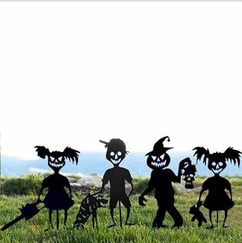 Little Devil Garden Pile Silhouette Halloween Decorations