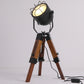 Household Fashion Vintage Tripod Wooden Table Lamp