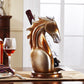 Horse Head Wine Rack Living Room Decoration Lucky Ornaments