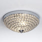 Crystal Bedroom Ceiling Lamp Round Mini And Simple