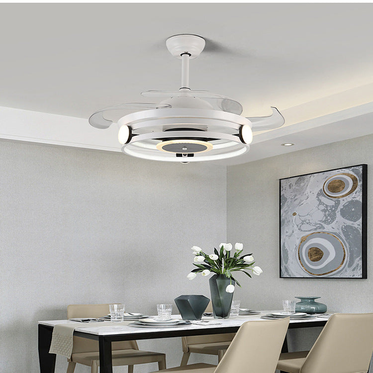 Bedroom Dining Room Household Ceiling Fan Light