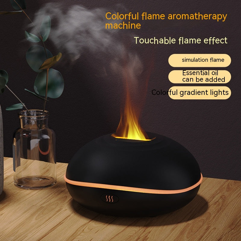 Flame Aroma Diffuser Ultrasonic Humidifier Essential Oil Atomization