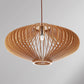 Bamboo Woven Nordic Birdcage Wooden Chandelier