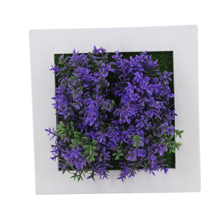 Wall-mounted Simulation Flower Frame Home Decoration Plant Wall